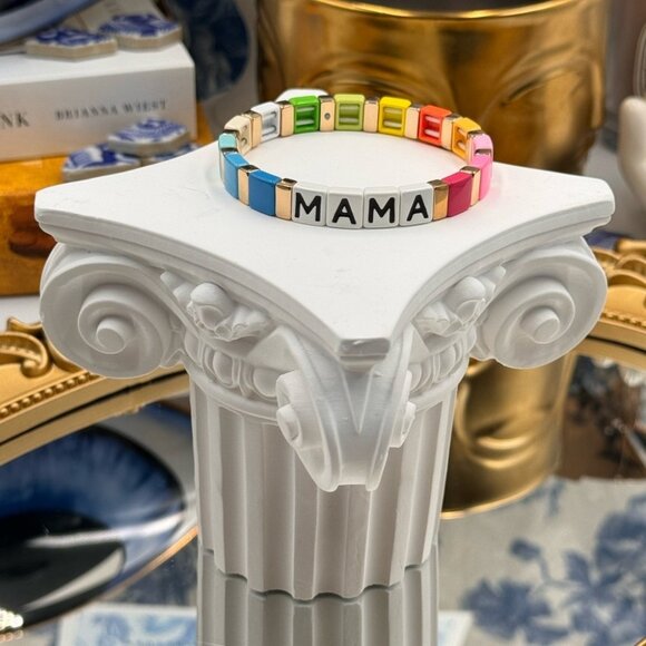 🆕 ROXANNE ASSOULIN 🧿 Set of Two  Bracelets - MAMA Rainbow Bracelets - Picture 6 of 16